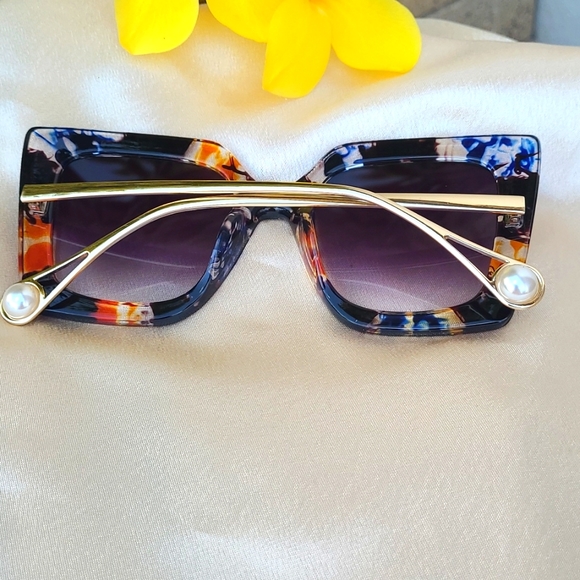 Squares Sunglasses Retro Fashion Designer Gradient Ocultos de Sol - Picture 6 of 14